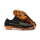 Soccer Shoes For Men - Nike Mercurial Vapor Flyknit Ultra FG Black Gold