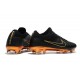 Soccer Shoes For Men - Nike Mercurial Vapor Flyknit Ultra FG Black Gold