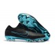 New Nike Soccer Shoes - Mercurial Vapor Flyknit Ultra FG Black Blue