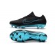 New Nike Soccer Shoes - Mercurial Vapor Flyknit Ultra FG Black Blue