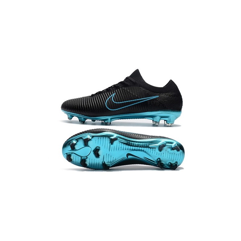 nike blue and black soccer cleats