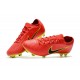 New Nike Soccer Shoes - Mercurial Vapor Flyknit Ultra FG Red Yellow Black