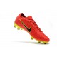 New Nike Soccer Shoes - Mercurial Vapor Flyknit Ultra FG Red Yellow Black