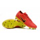 New Nike Soccer Shoes - Mercurial Vapor Flyknit Ultra FG Red Yellow Black