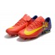 Nike Mercurial Vapor XI FG ACC 2017 Soccer Shoes - Barcelona Red Blue Yellow