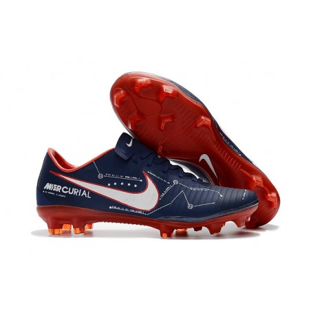 Nike Mercurial Vapor XI FG ACC 2017 Soccer Shoes - Blue Red