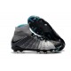 Nike Hypervenom Phantom 3 FG Football Shoes for Men Grey Black Blue