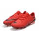 2017 Nike Hypervenom Phantom III FG Soccer Shoes University Red White Bright Crimson Hyper Crimson
