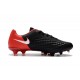 New Nike Magista Opus II FG Football Boots - Low Price - Black White Hyper Crimson Bright Crimson