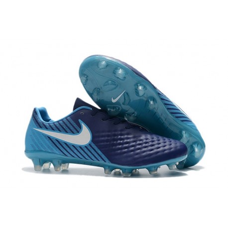 New Nike Magista Opus II Men's Firm-Ground Soccer Cleats Blue White