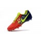 Nike Tiempo Legend VII FG FG Soccer Shoes - Low Price Red Blue Volt