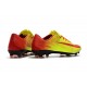 Nike Mercurial Vapor XI FG Soccer Shoes - New Arrival Football Boots Red Yellow