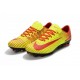 Nike Mercurial Vapor XI FG Soccer Shoes - New Arrival Football Boots Red Yellow