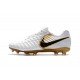 Nike Tiempo Legend VII FG FG Soccer Shoes - Low Price White Gold Black