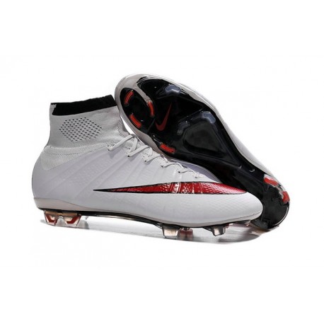 red black and white soccer cleats