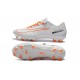 Nike Mercurial Vapor XI FG Soccer Shoes - New Arrival Football Boots White Orange