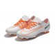 Nike Mercurial Vapor XI FG Soccer Shoes - New Arrival Football Boots White Orange