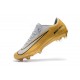 Nike Mercurial Vapor XI FG Soccer Shoes - New Arrival Football Boots Gold White