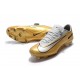 Nike Mercurial Vapor XI FG Soccer Shoes - New Arrival Football Boots Gold White