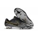 Nike Mercurial Vapor XI FG Soccer Shoes - New Arrival Football Boots Black White Gold