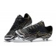 Nike Mercurial Vapor XI FG Soccer Shoes - New Arrival Football Boots Black White Gold