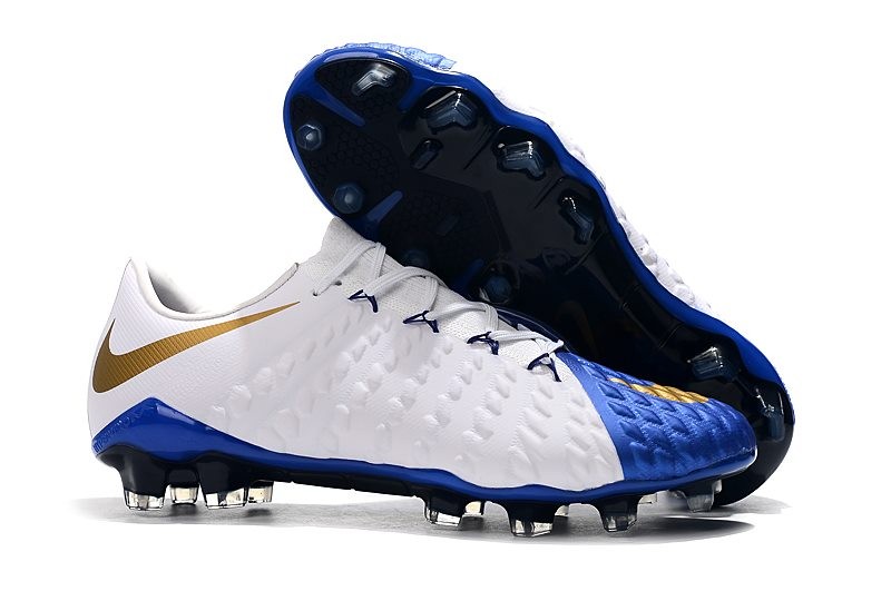 white and gold phantom cleats