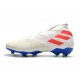 Adidas Nemeziz 19+ FG Soccer Cleats White Solar Red Blue