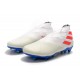 Adidas Nemeziz 19+ FG Soccer Cleats White Solar Red Blue
