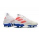 Adidas Nemeziz 19+ FG Soccer Cleats White Solar Red Blue