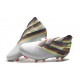 Adidas Nemeziz 19+ FG Soccer Cleats Limited Edition White Pink Solar Yellow