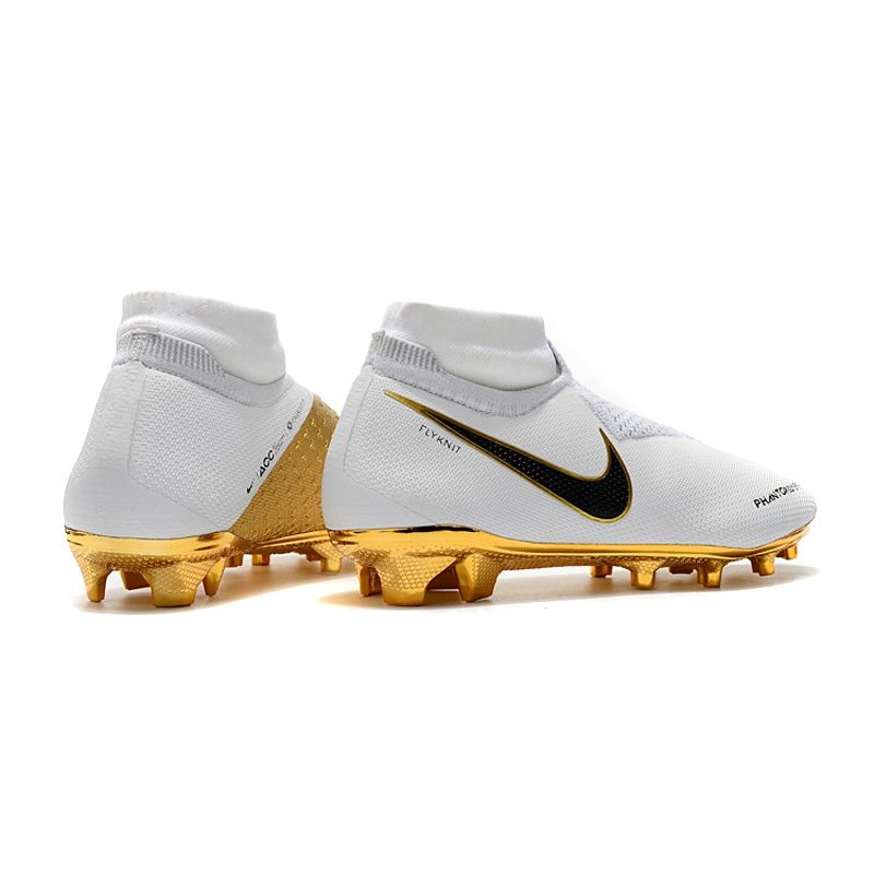 nike phantom vision white and gold