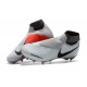 Nike Boots Phantom VSN Elite Dynamic Fit FG Grey Hyper Crimson