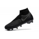 Nike Phantom Vision Elite DF FG Soccer Cleat All Black