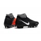 Nike Phantom Vision Elite DF FG Soccer Cleat Black Hyper Crimson