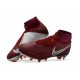 Nike Phantom Vision Elite DF FG Soccer Cleat Red Silver