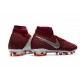 Nike Phantom Vision Elite DF FG Soccer Cleat Red Silver