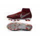 Nike Phantom Vision Elite DF FG Soccer Cleat Red Silver