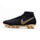 Nike Phantom Vision Elite DF FG Soccer Cleat Black Gold