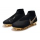 Nike Phantom Vision Elite DF FG Soccer Cleat Black Gold