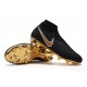 Nike Phantom Vision Elite DF FG Soccer Cleat Black Gold