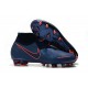 Nike Phantom Vision Elite DF FG Soccer Cleat Obsidian Black Blue