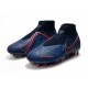 Nike Phantom Vision Elite DF FG Soccer Cleat Obsidian Black Blue