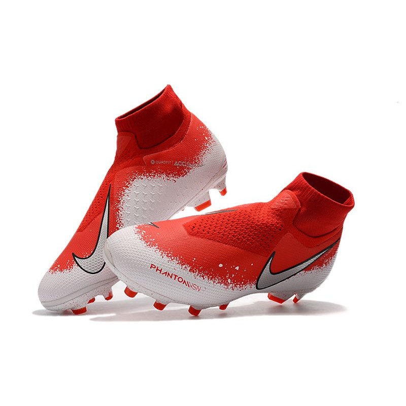 nike phantom red and white