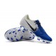 Nike Phantom Venom Elite FG Firm Ground Cleats White Black Racer Blue