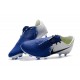 Nike Phantom Venom Elite FG Firm Ground Cleats White Black Racer Blue