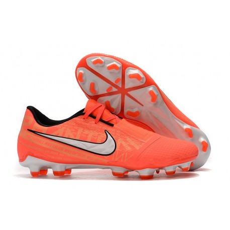 Nike Phantom Venom Elite FG Firm Ground Cleats Bright Mango White