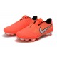 Nike Phantom Venom Elite FG Firm Ground Cleats Bright Mango White