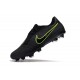 Nike Phantom Venom Elite FG Firm Ground Cleats Black Volt