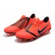 Nike Phantom Venom Elite FG Firm Ground Cleats Bright Crimson Black