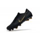 Nike Phantom VNM Elite FG Soocer Shoes Black Metallic Gold